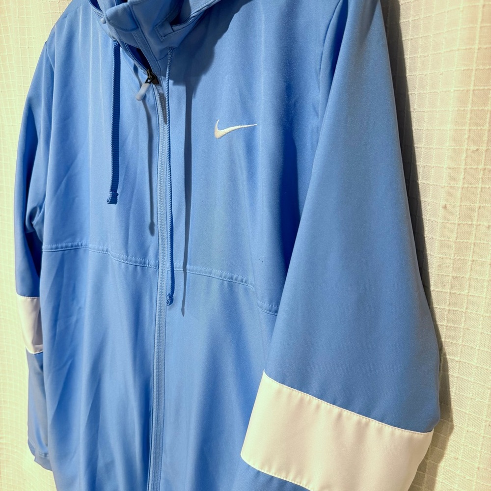 Nike Light Blue Dri-Fit Hooded Zip Jacket - Picture 5 of 5